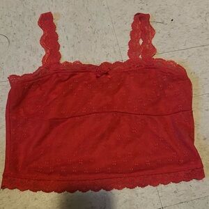Selling a red top from rainbow size is large don’t wear tops no more